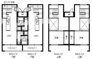 キャトルセゾンの物件間取画像